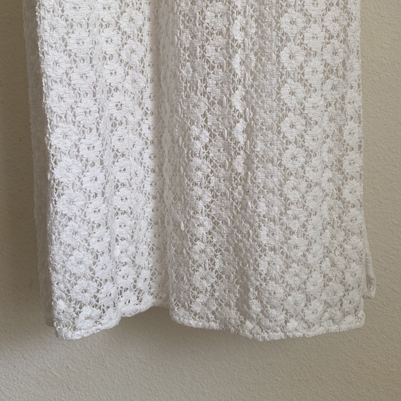 A New Day White Crochet Sleeveless White Dress XS - Picture 6 of 14